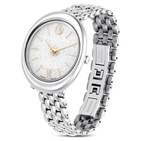 Imber watch, Swiss Made, Metal bracelet, Silver Tone, Stainless steel by SWAROVSKI