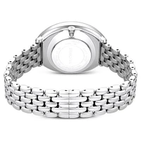 Imber watch, Swiss Made, Metal bracelet, Silver Tone, Stainless steel by SWAROVSKI