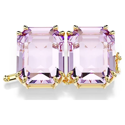 Millenia extender, Octagon cut, Purple, Gold-tone plated by SWAROVSKI