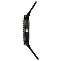Certa watch, Metal bracelet, Black, Black finish by SWAROVSKI