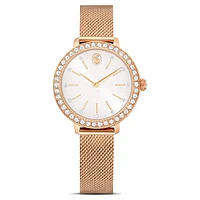 Certa watch, Metal bracelet, Rose gold tone, Rose gold-tone finish by SWAROVSKI