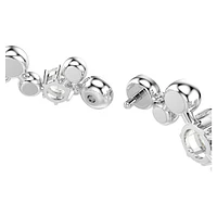Constella bracelet, Mixed cuts, White, Rhodium plated by SWAROVSKI