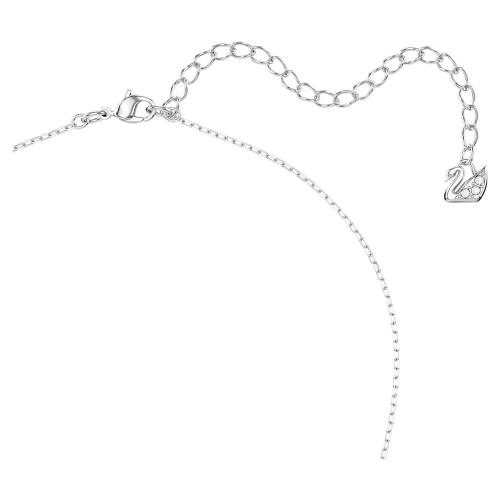 Lifelong Bow set, Bow, Blue, Rhodium plated by SWAROVSKI