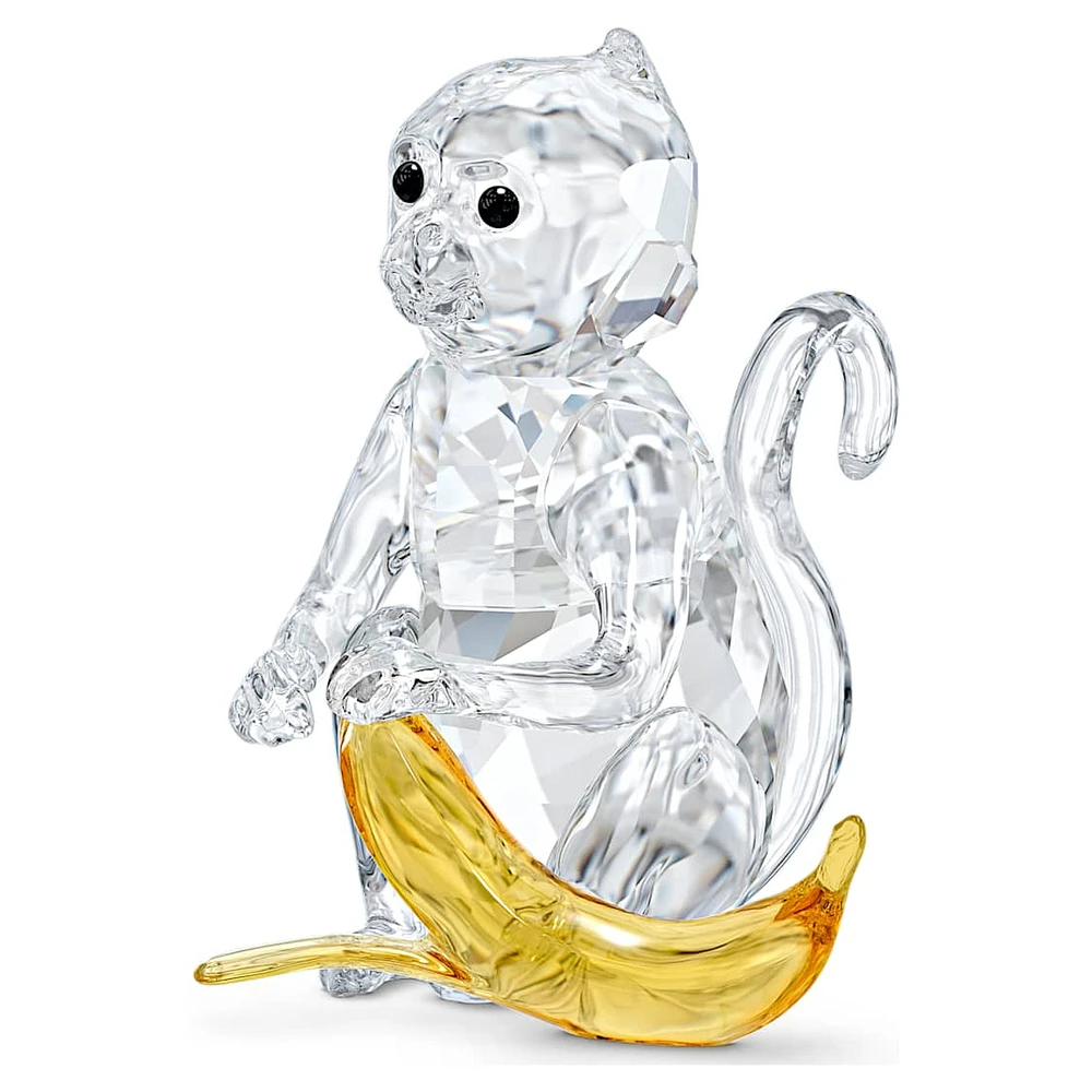 Rare Encounters Monkey with Banana by SWAROVSKI