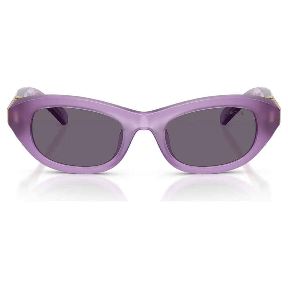 Sunglasses, Pillow shape, Purple by SWAROVSKI