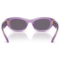Sunglasses, Pillow shape, Purple by SWAROVSKI