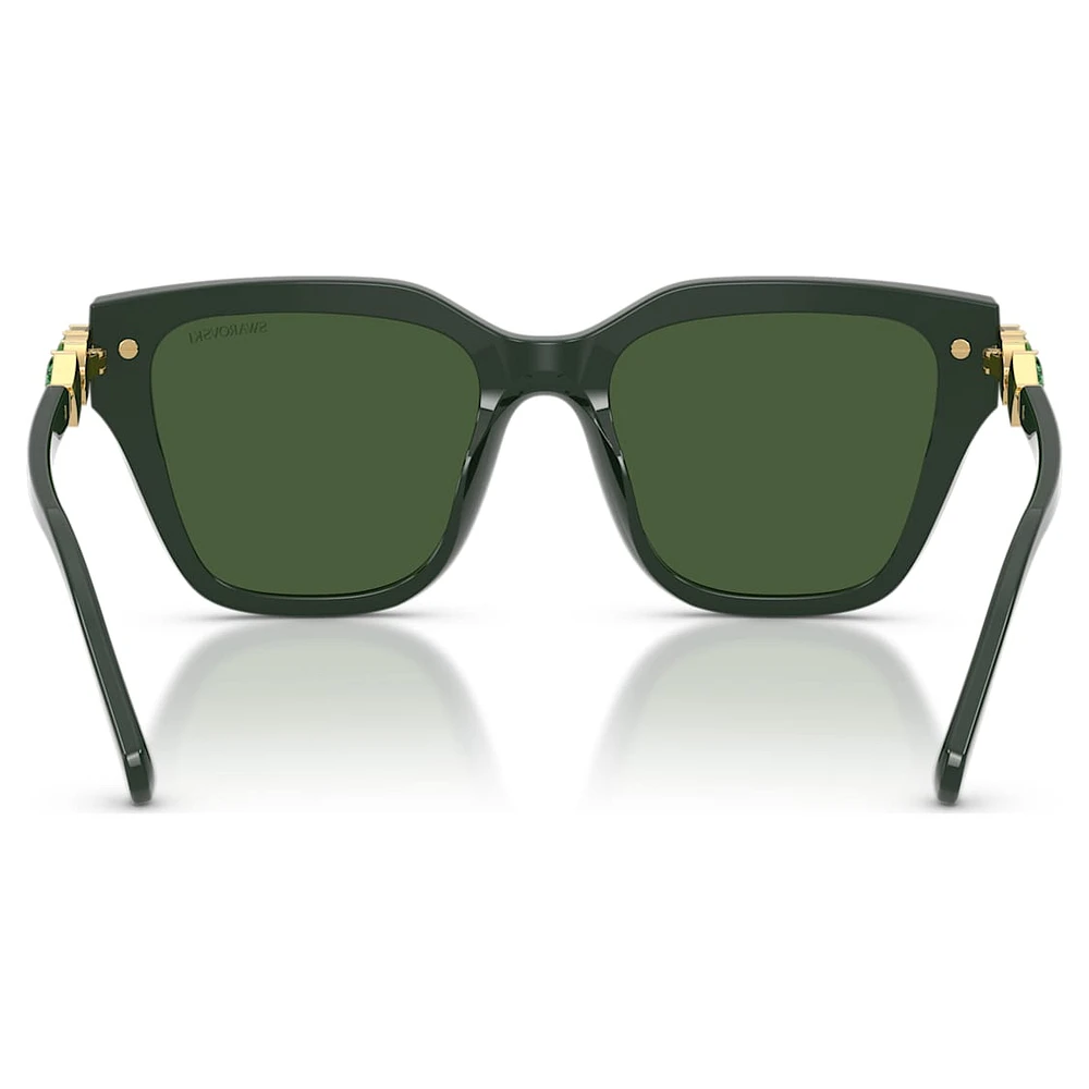 Sunglasses, Square shape, Green by SWAROVSKI