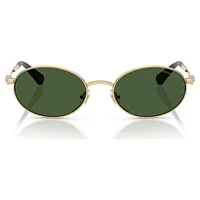 Sunglasses, Oval shape, Green by SWAROVSKI