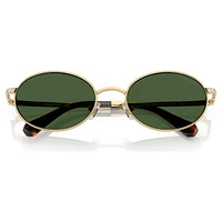 Sunglasses, Oval shape, Green by SWAROVSKI