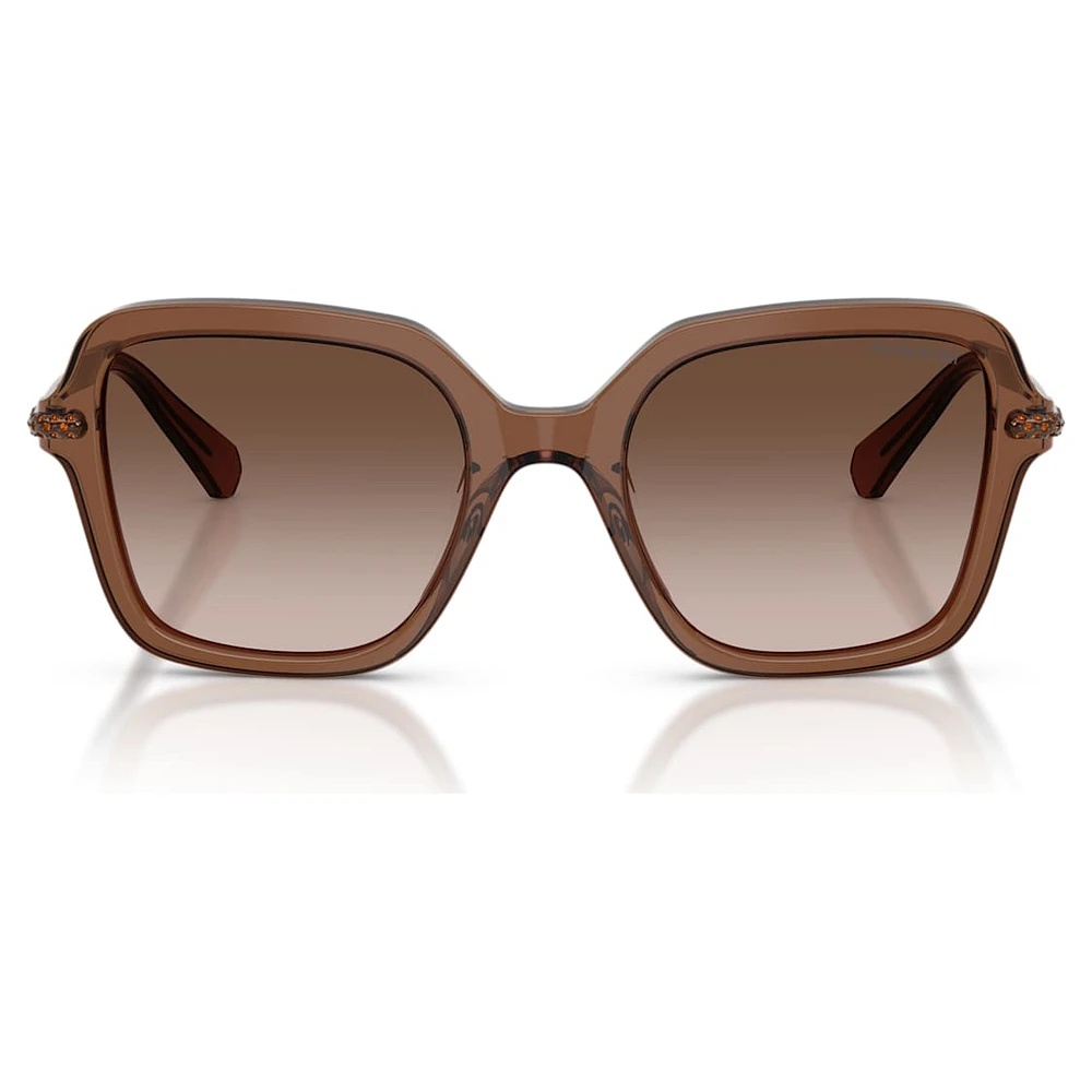 Sunglasses, Square shape, Brown by SWAROVSKI