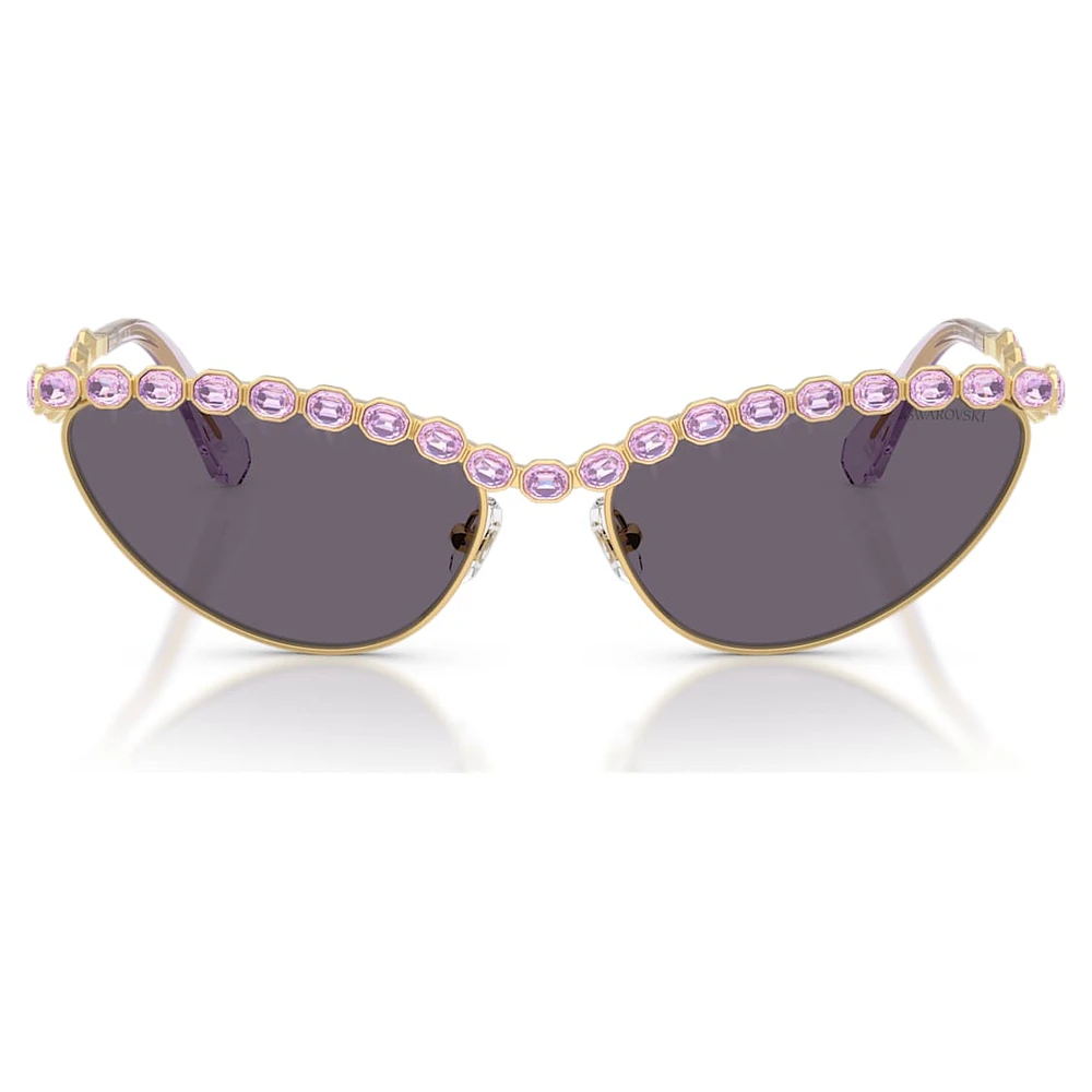 Sunglasses, Cat-Eye shape, Purple by SWAROVSKI
