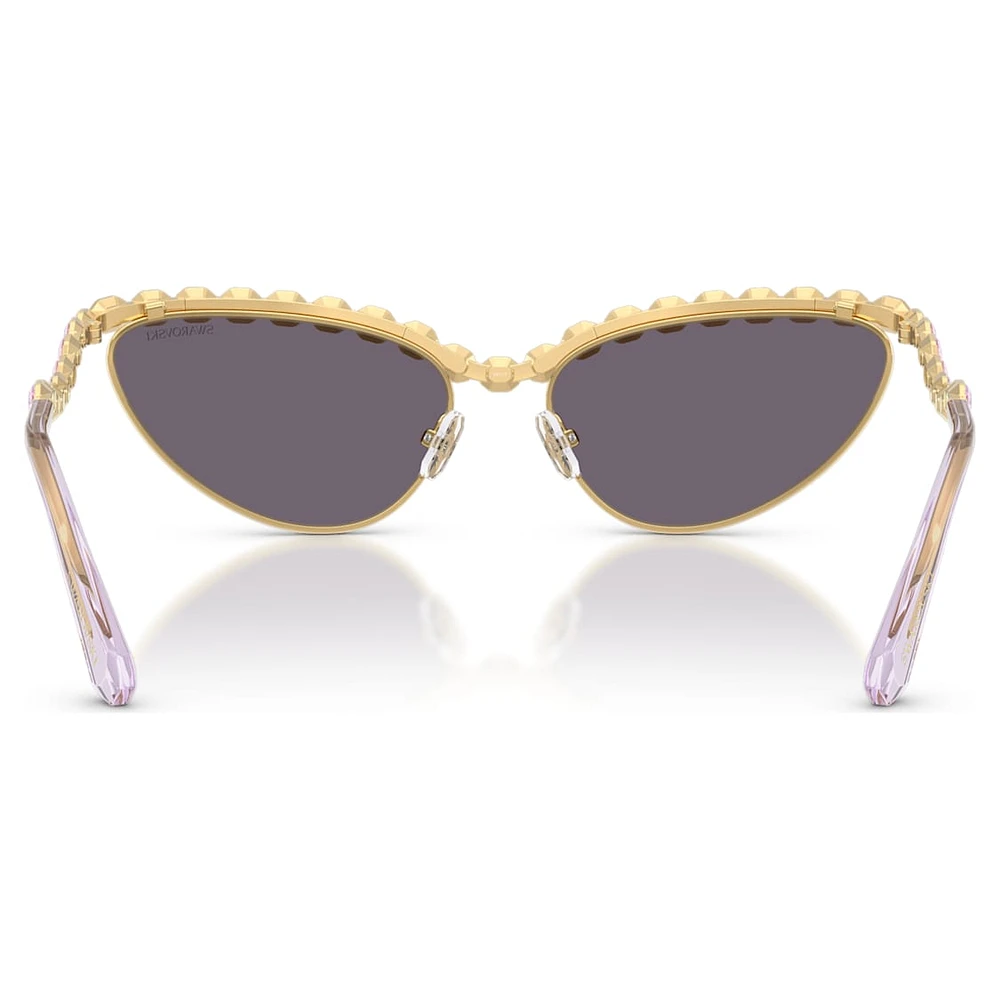Sunglasses, Cat-Eye shape, Purple by SWAROVSKI