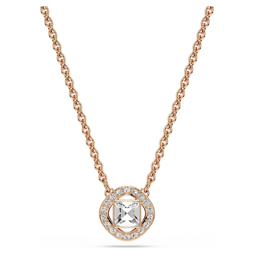 Set, Round cut, White, Rose gold-tone plated by SWAROVSKI