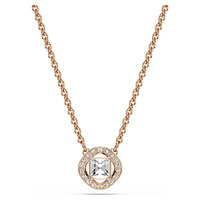 Set, Round cut, White, Rose gold-tone plated by SWAROVSKI