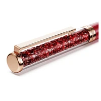 Crystalline ballpoint pen, Red, Pink lacquered, rose gold-tone plated by SWAROVSKI