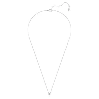Eternity pendant, Lab-grown diamonds 0.5 ct tw, Round shape, Sterling silver by SWAROVSKI