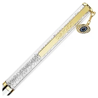Crystalline Silk ballpoint pen, Evil eye, Gold tone, Mixed metal finish by SWAROVSKI