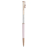 Crystalline Silk ballpoint pen, Infinity, Pink lacquered, rose gold-tone plated by SWAROVSKI