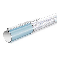 Crystalline Lustre SCS Exclusive ballpoint pen, Blue, Chrome plated by SWAROVSKI