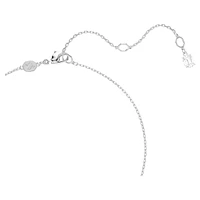Swan pendant, Mixed cuts, Swan, White by SWAROVSKI