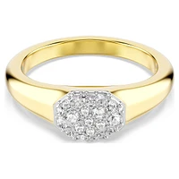Dextera ring, Mixed cuts, White, Gold-tone plated by SWAROVSKI