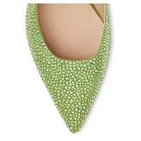 Stuart WEITZMAN Power Shine pump, Green by SWAROVSKI