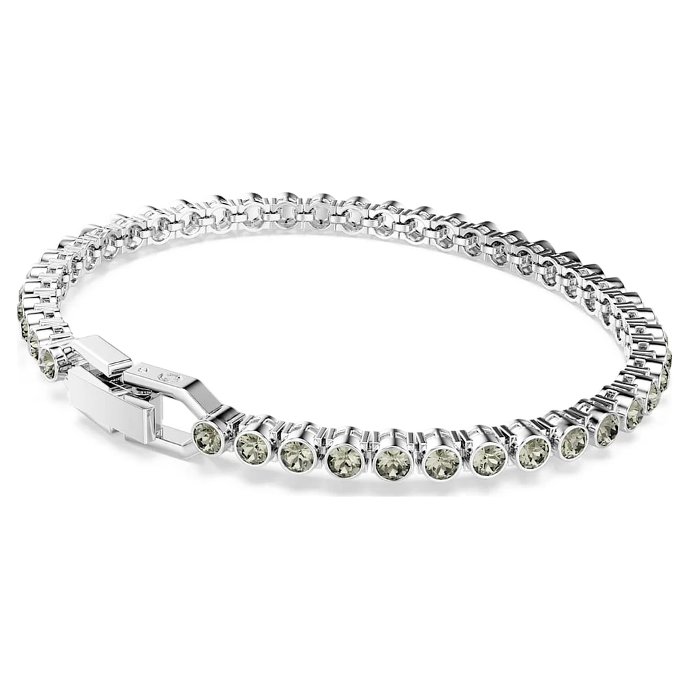 Imber Emily Tennis bracelet, Round cut, Black