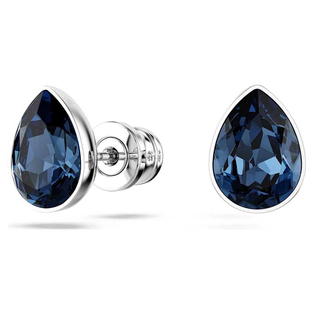Symbolica set, Clover, Blue, Rhodium plated by SWAROVSKI