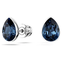 Symbolica set, Clover, Blue, Rhodium plated by SWAROVSKI