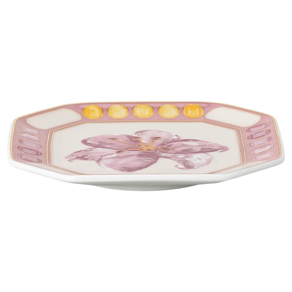 Idyllia vide poche, Porcelain, Crystal print motif, lily, Multicoloured by SWAROVSKI