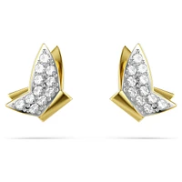 Idyllia Lilia stud earrings, Butterfly, White