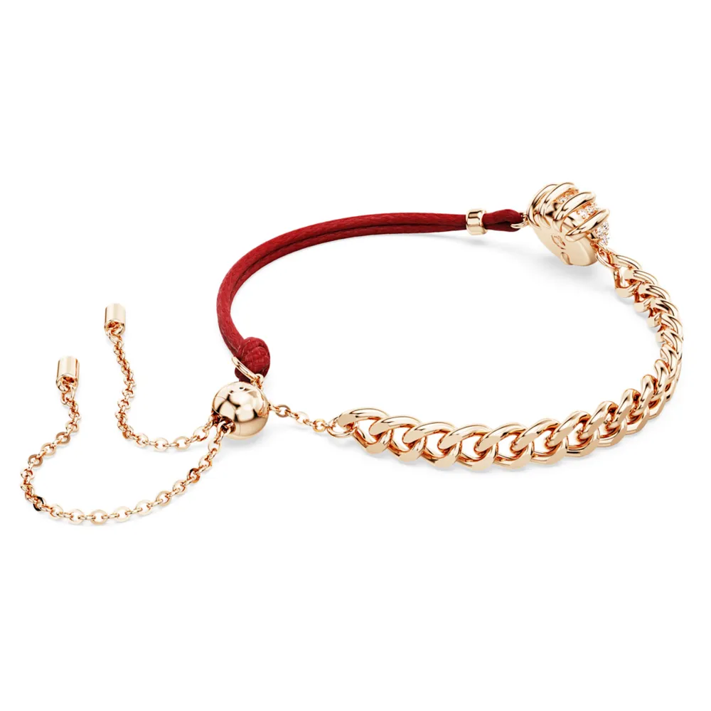 Swarovski Dragon & Phoenix Bracelet, Dragon’s Claw, Red, Rose Gold-Tone Plated