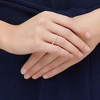 Rare ring, White, Rose gold-tone plated by SWAROVSKI