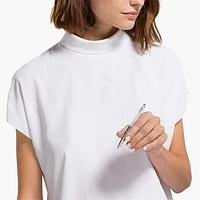 Crystalline Nova ballpoint pen, Silver Tone, Chrome plated by SWAROVSKI