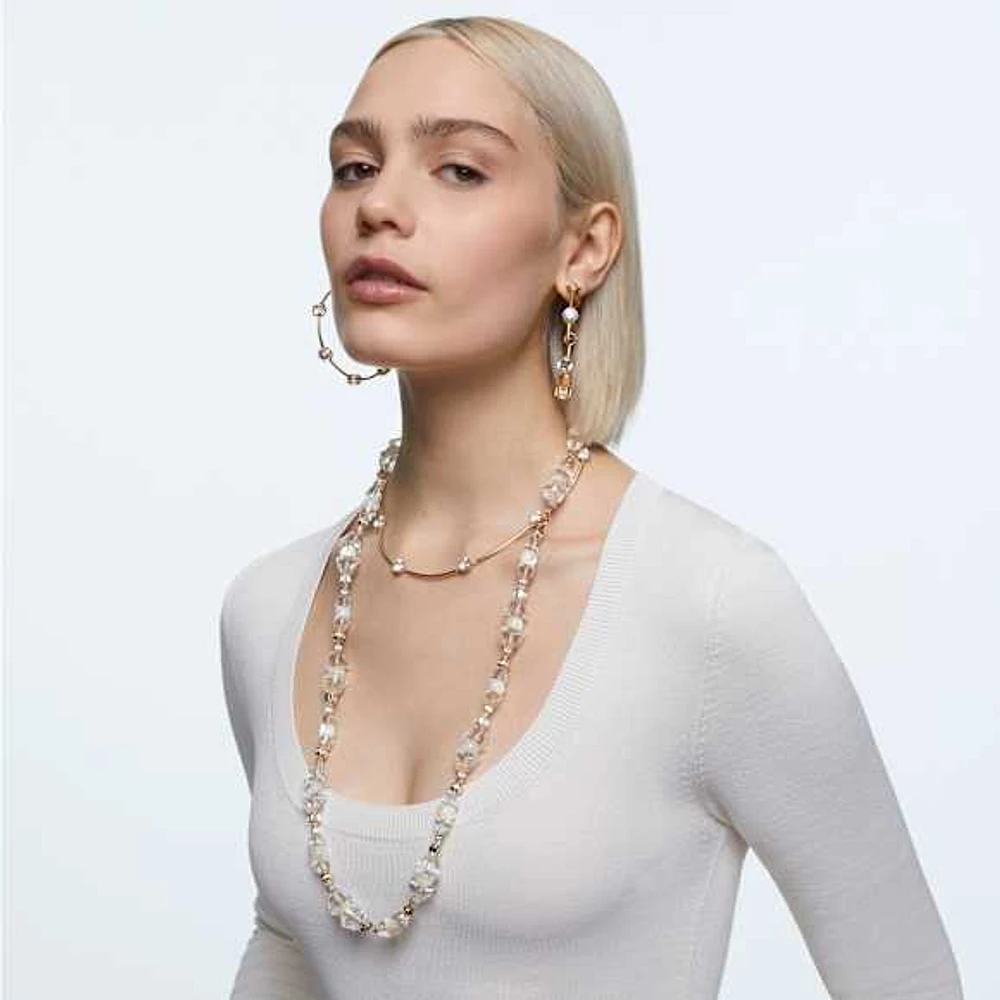 Somnia set, White, Gold-tone plated by SWAROVSKI