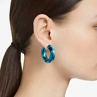 Lucent hoop earrings, Statement, Round shape