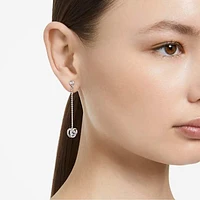 Generation clip earrings, Long, White