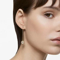 Generation drop earrings, Long, White