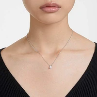 Millenia pendant, Pear cut, White, Rhodium plated by SWAROVSKI