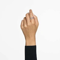 Constella ring, Set (2), Round cut, White
