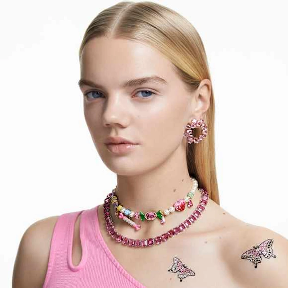 Body jewel, Set (2), Butterfly, Multicoloured by SWAROVSKI
