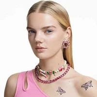 Body jewel, Set (2), Butterfly, Multicoloured by SWAROVSKI
