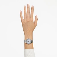 Crystalline Wonder watch, Swiss Made, Metal bracelet, Silver Tone, Stainless steel by SWAROVSKI