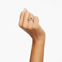 Dextera ring, White, Gold-tone plated by SWAROVSKI