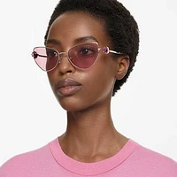 Sunglasses, Cat-Eye shape, SK7003, Pink by SWAROVSKI