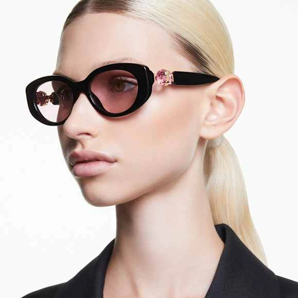 Sunglasses, Cat-Eye shape, SK6002, Multicoloured by SWAROVSKI