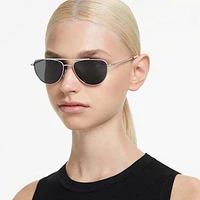 Sunglasses, Pilot shape, SK7007, Black by SWAROVSKI