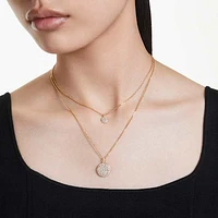 Meteora layered pendant, White