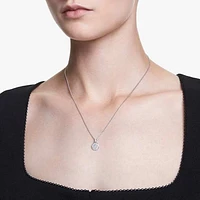 Meteora pendant, White, Rhodium plated by SWAROVSKI