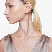Meteora set, White, Rose gold-tone plated by SWAROVSKI